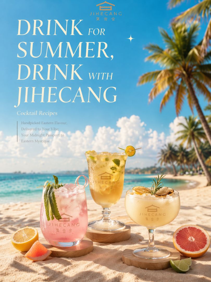 Sun, warm sand, swaying palm trees & icy summer cocktails hitting different? This beach happy hour just got upgraded with Jing Blue liquor.