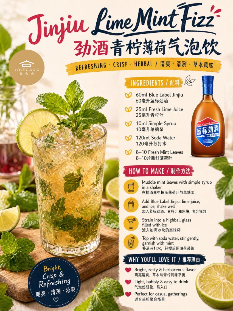 You’re tired of basic drinks… so you’re making Jinjiu cocktails that slap 🤌✨ - 2