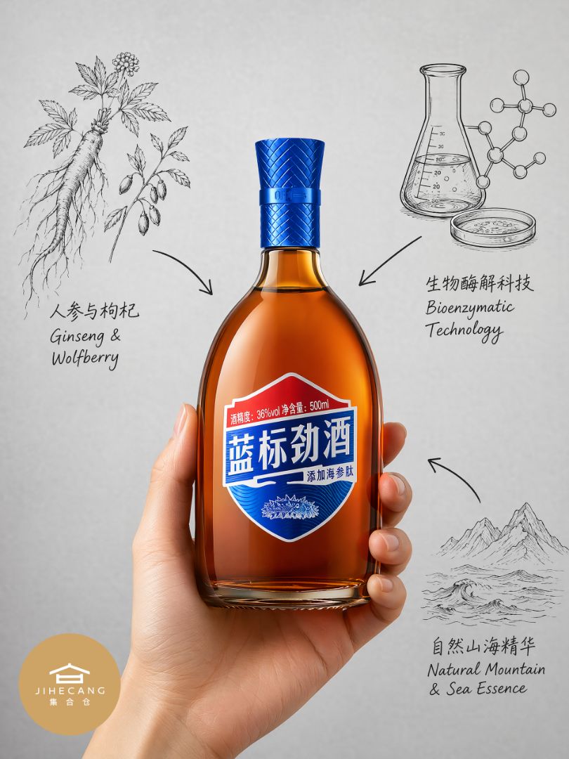Hey spirit lovers! 👋 Let’s talk about the story behind Blue Label Jinjiu – a drink crafted to blend nature’s best with modern care, made for those who love life’s little moments! 🥂
