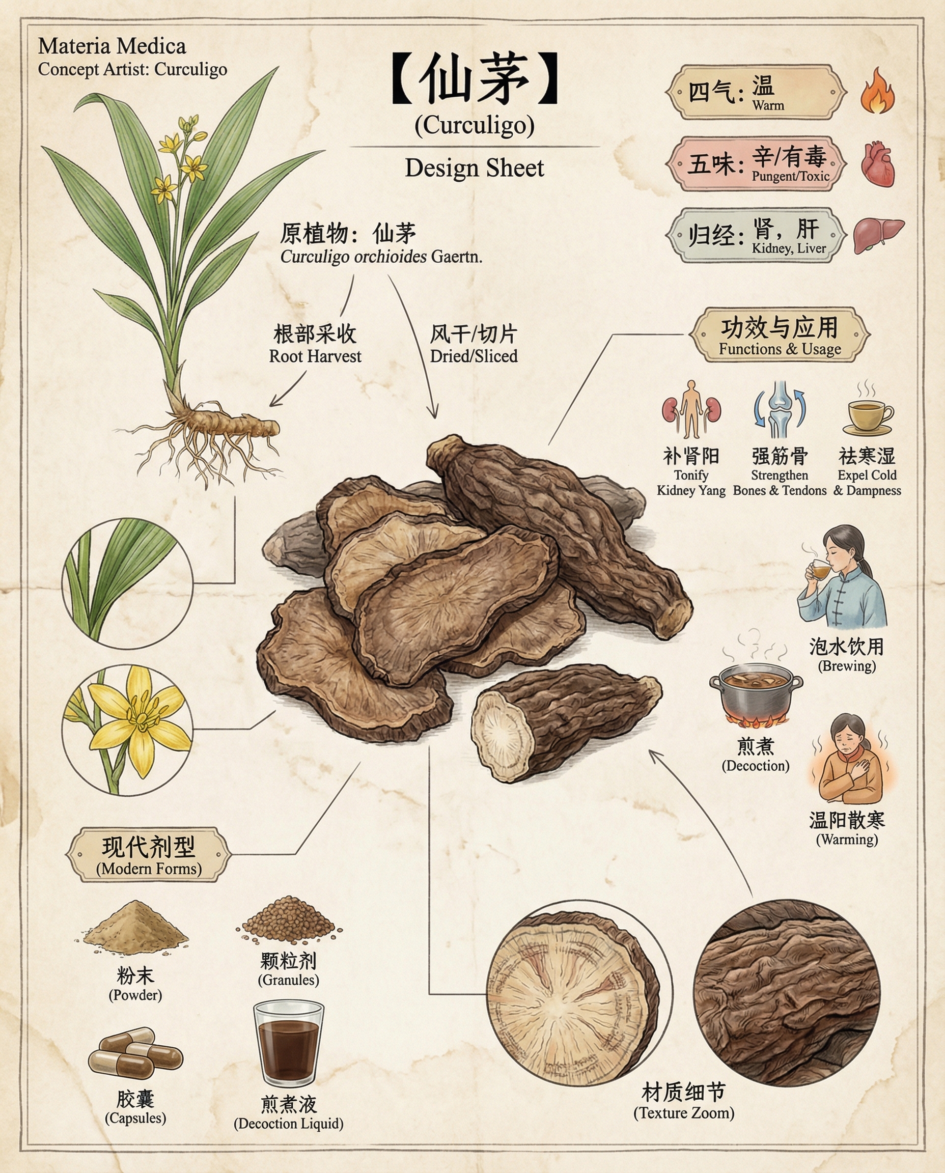 🌿 Discover a Herb Every Day | Curculigo