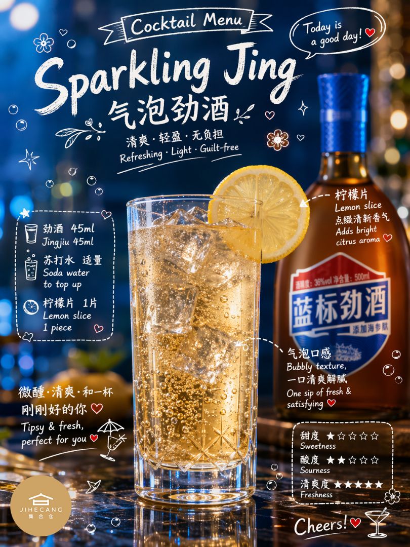 Hey besties! 👋 Tired of basic drinks? These Blue Label Jingjiu cocktails are here to save your hangouts—light, fruity, and so easy to make! Whether you’re chilling solo, with fr... - 2