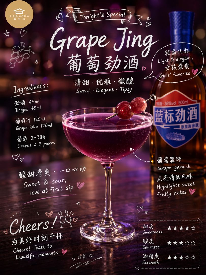 Hey besties! 👋 Tired of basic drinks? These Blue Label Jingjiu cocktails are here to save your hangouts—light, fruity, and so easy to make! Whether you’re chilling solo, with fr...