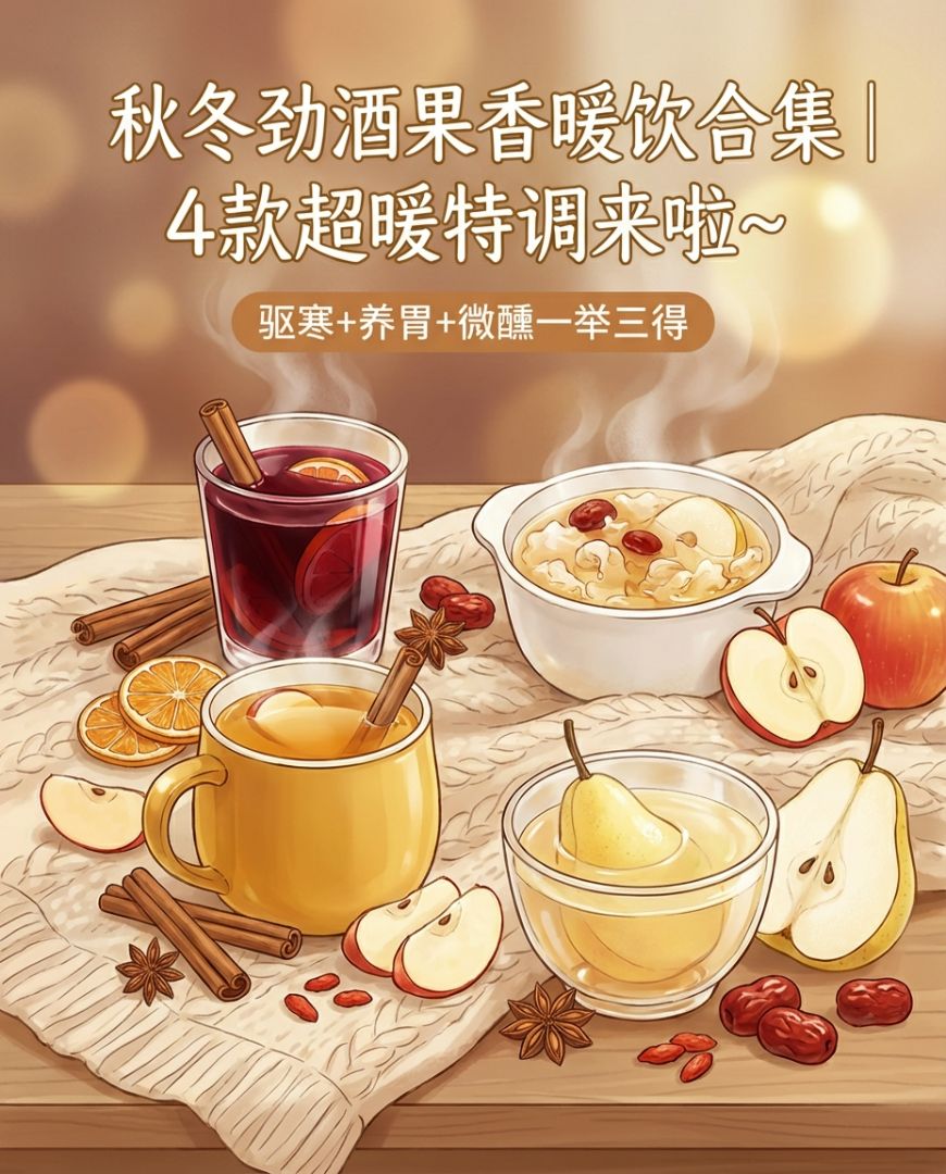 Autumn and winter are too cold, so try four super warm drinks of special blends~