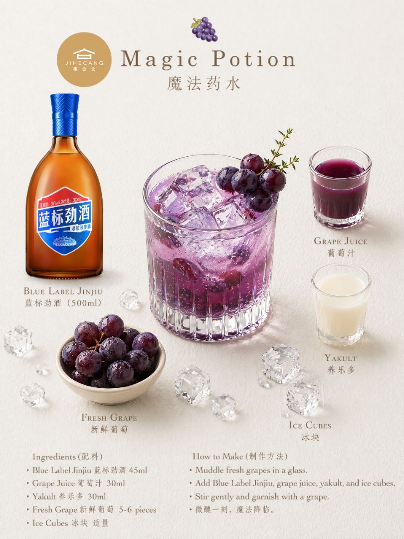 Weekend home bar mode activated! Picture cozy indoor hangouts with your best pals, warm soft ambient lighting, fresh plump purple grapes scattered around your countertop, crushi... - 3