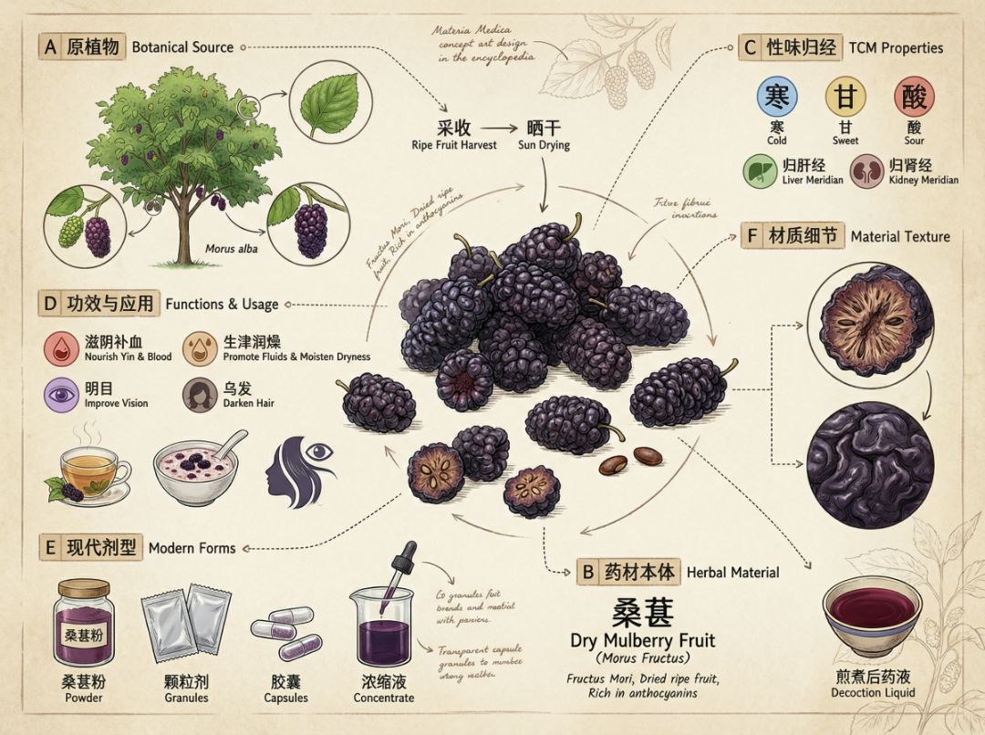 Hand-drawn herbal remedies | Prescriptions for improving vision for professionals - 5