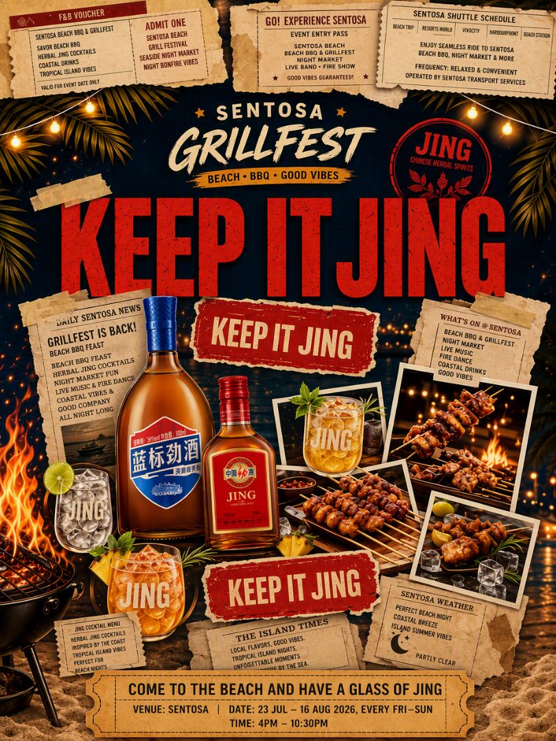 Beach BBQ Nights Just Got a JING Twist 🍹🔥