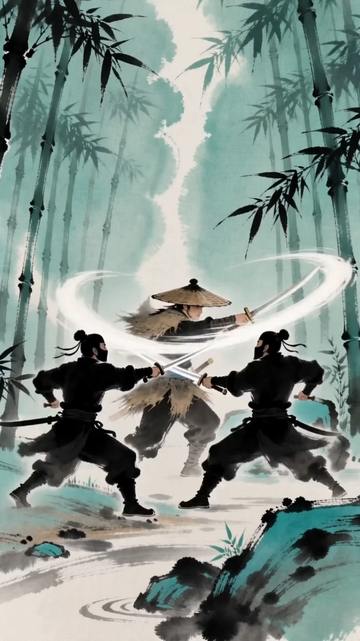 Jingjiu in art, ink gains power.