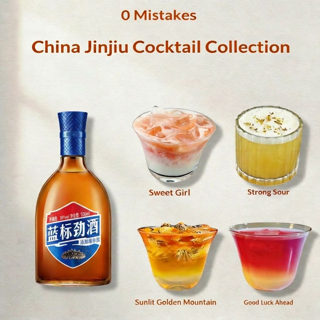 🍸 China Jinjiu Cocktail Collection: Sip the Art of Herbal Infusion