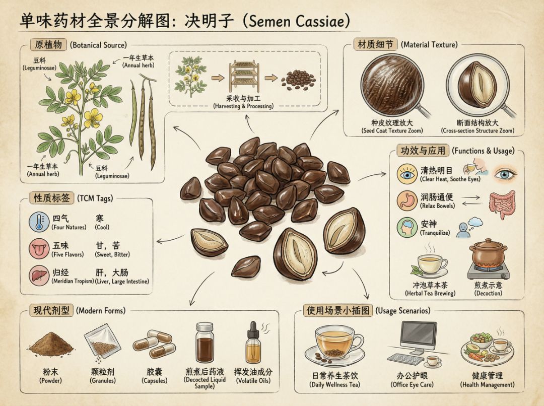 Hand-drawn herbal remedies | Prescriptions for improving vision for professionals - 4