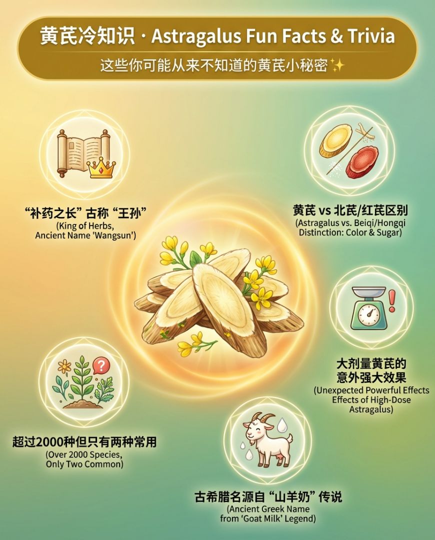 Astragalus, known as the holy remedy for qi, is a classic choice in traditional Chinese medicine that is gentle and non-dry~ - 3