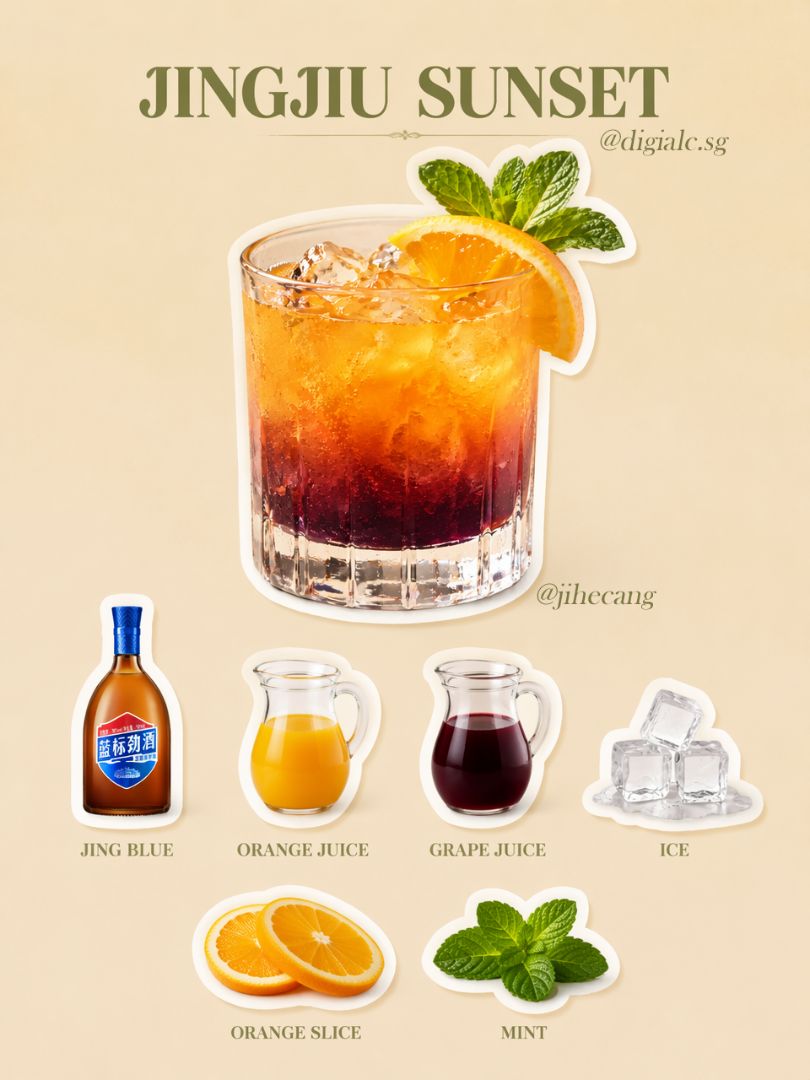 A little sunset moment, served in a glass ✨🍹 - 2