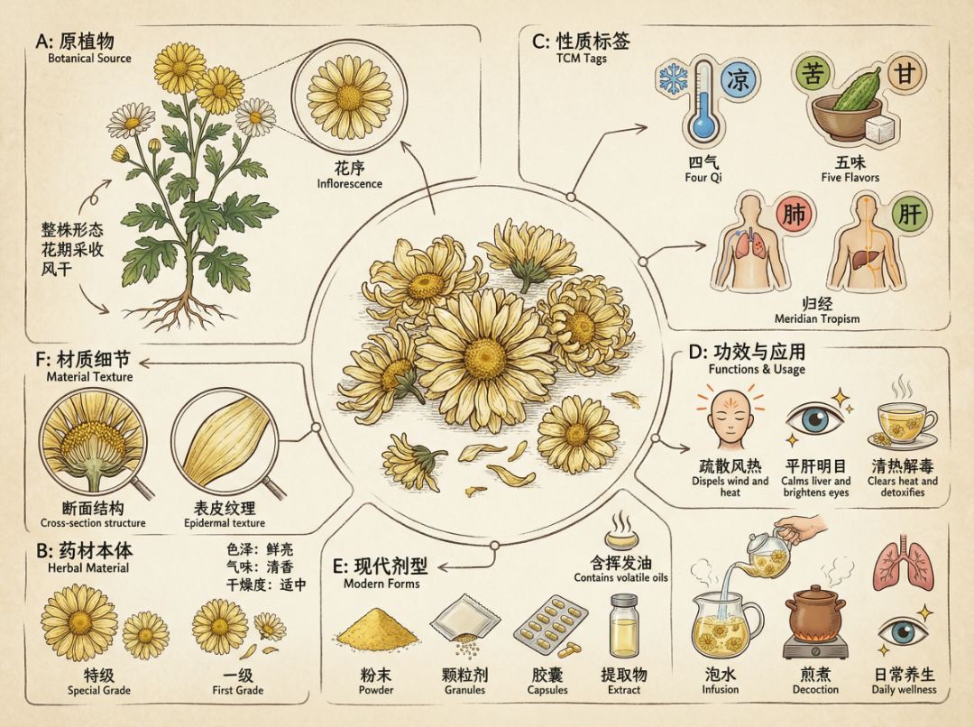 Hand-drawn herbal remedies | Prescriptions for improving vision for professionals - 3