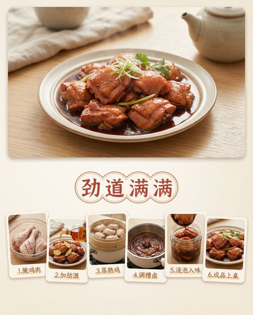 新年快到了，年夜饭有谱了吗？今天分享4道超简单酒香小吃～全靠蒸锅/小锅，操作零难度，一蒸就出香！甜的暖心、咸的补身、汤的养胃，一家老小都抢着吃，不油不腻不上火～一口下去，满满酒香+团圆感，过年更有劲！💪 - 4