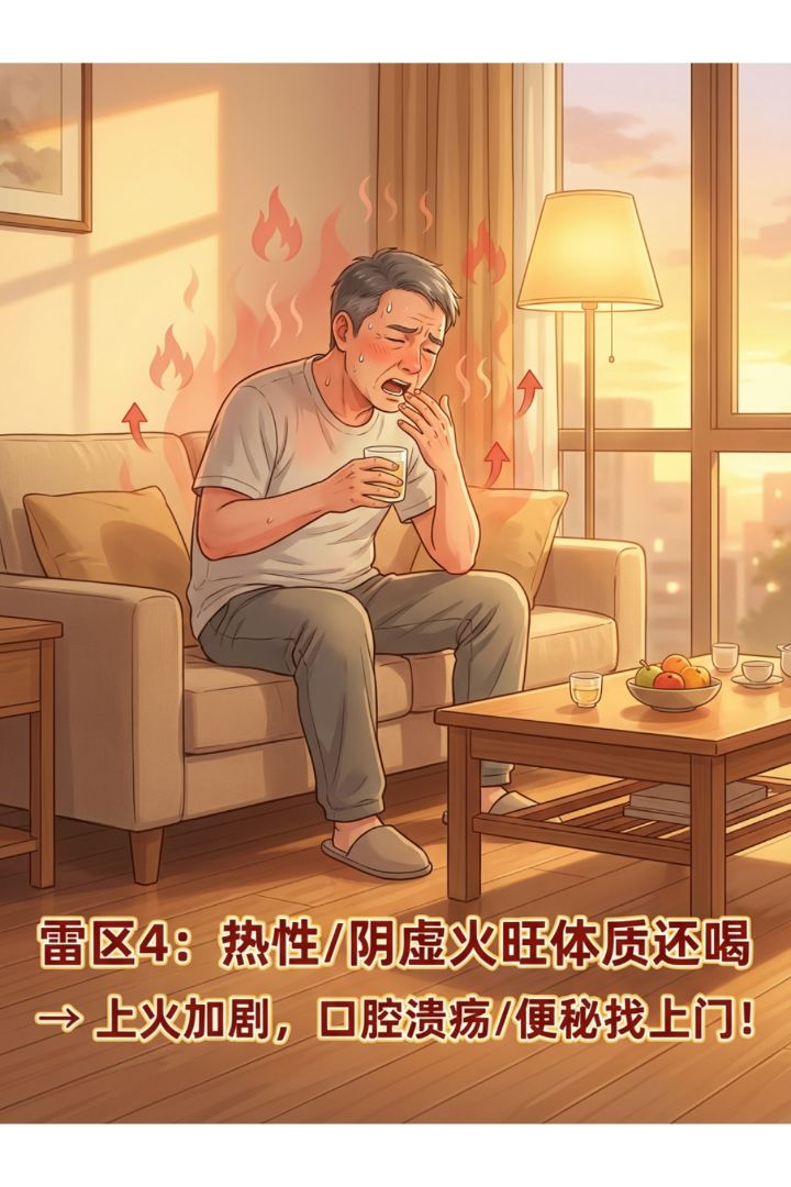 Middle-aged brothers, Jing Jiu is a low-alcohol herbal liquor made with traditional Chinese medicine ingredients. In moderation, it really warms the body, fights fatigue, and ge... - 5