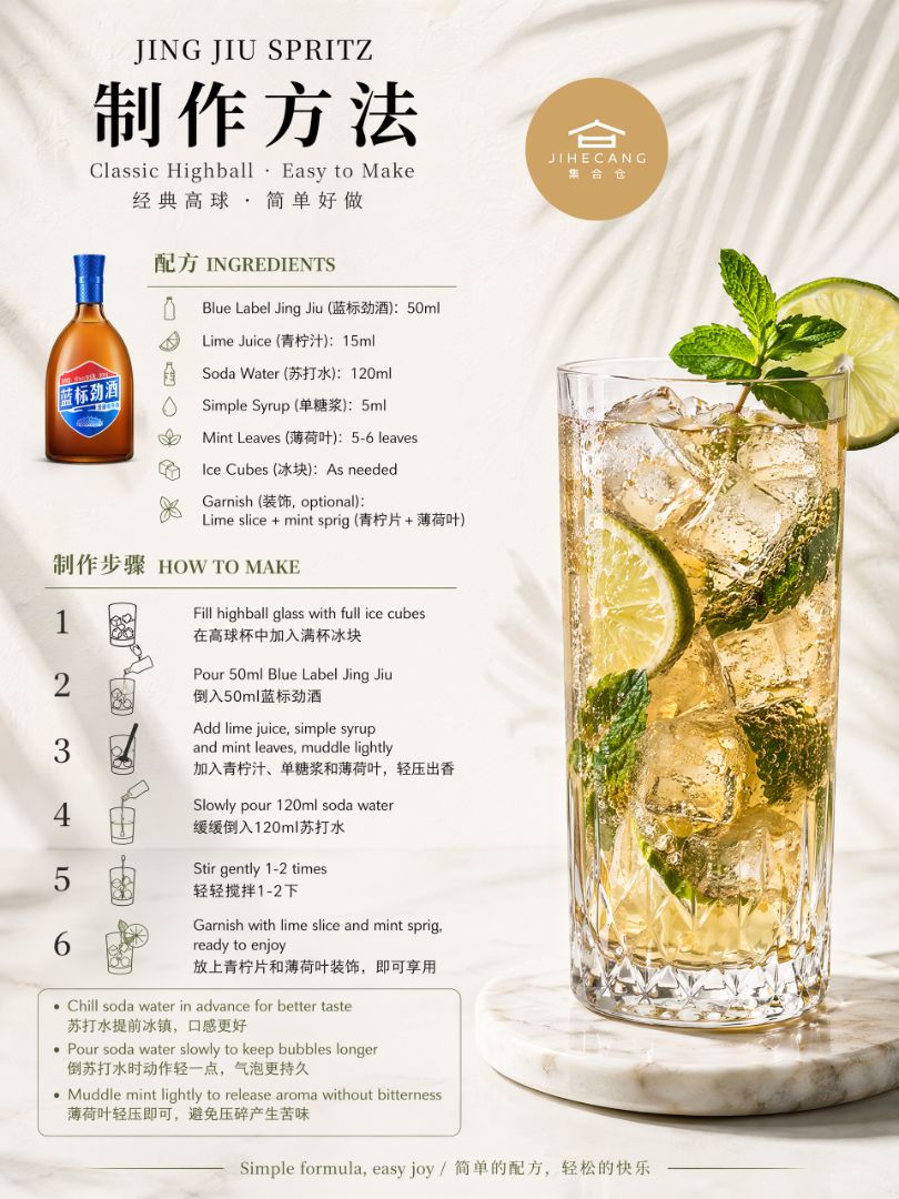 ✨ Your new go-to summer drink is here: Blue Label Jinjiu Spritz 🍹 - 2